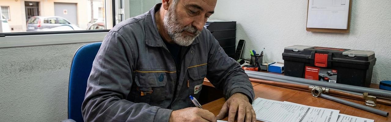 Emisión de boletines de fontanería en Sestao